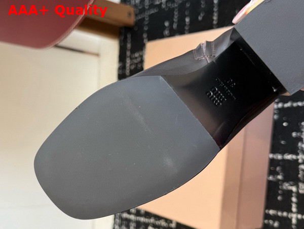 Miu Miu Fume Calf Booties in Dark Brown 5T520E Replica