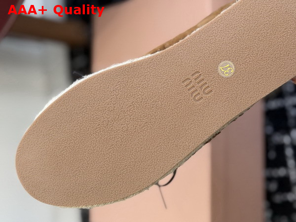 Miu Miu Gymnasium Suede Sneakers in Cinnamon 5E668E Replica