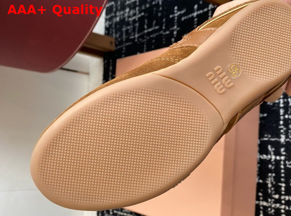 Miu Miu Gymnasium Suede and Leather Boxeur Boots in Cocoa Brown 5W429E Replica