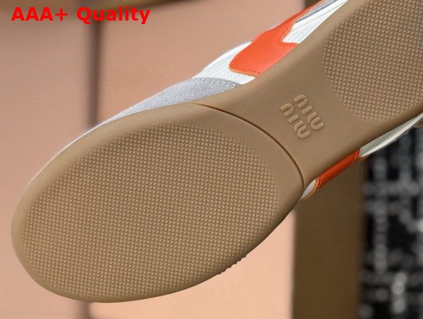 Miu Miu Gymnasium Technical Fabric and Suede Sneakers in Multicolor 5E428E Replica