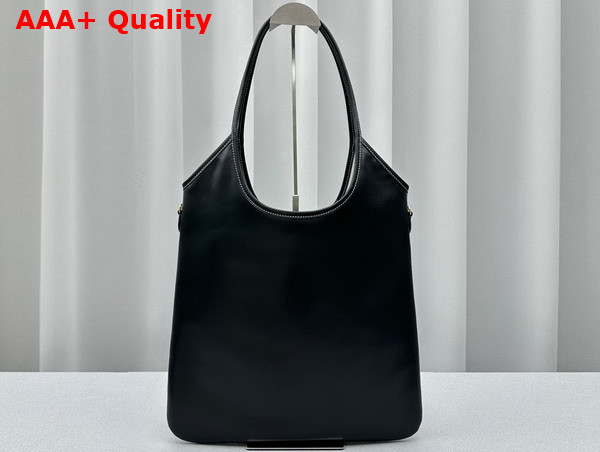 Miu Miu IVY Leather Bag in Black 5BG231 Replica