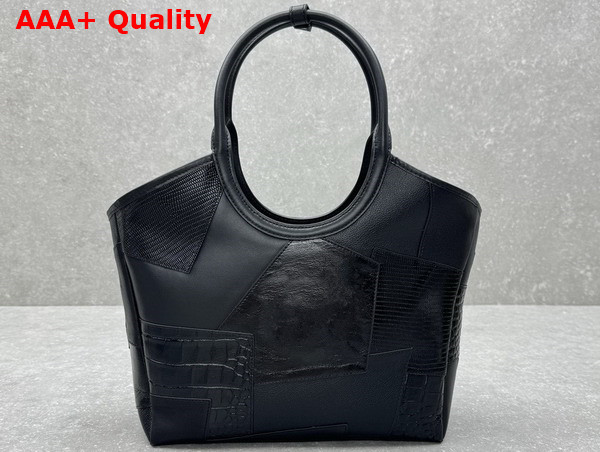 Miu Miu IVY Leather Patchwork Bag in Black Replica