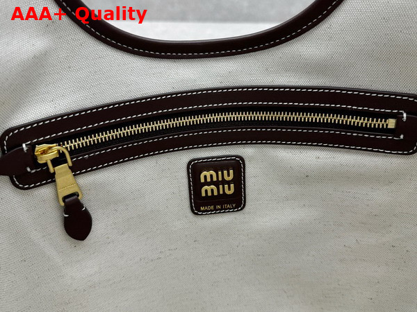 Miu Miu Ivy Leather Bag in Briarwood 5BG231 Replica
