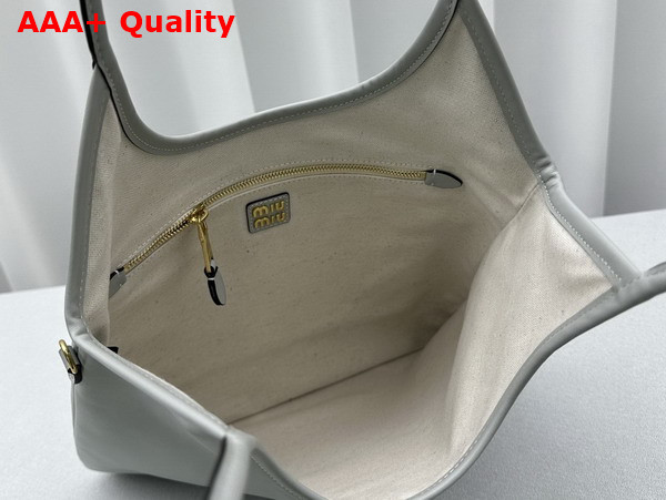 Miu Miu Ivy Leather Bag in Powder Blue 5BG231 Replica