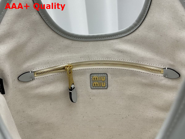 Miu Miu Ivy Leather Bag in Powder Blue 5BG231 Replica