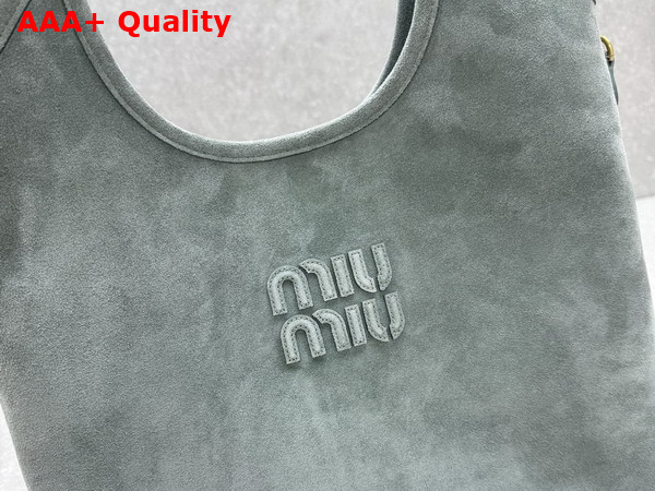 Miu Miu Ivy Suede Bag in Powder Blue 5BG231 Replica