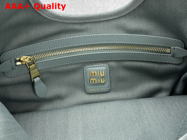 Miu Miu Ivy Suede Bag in Powder Blue 5BG231 Replica
