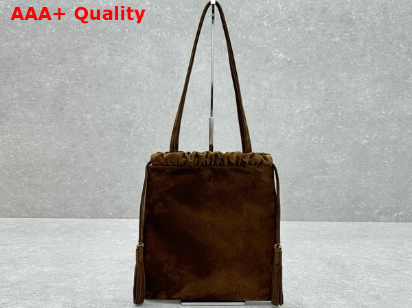 Miu Miu Joie Suede Leather Bag in Sienna 5BG303 Replica