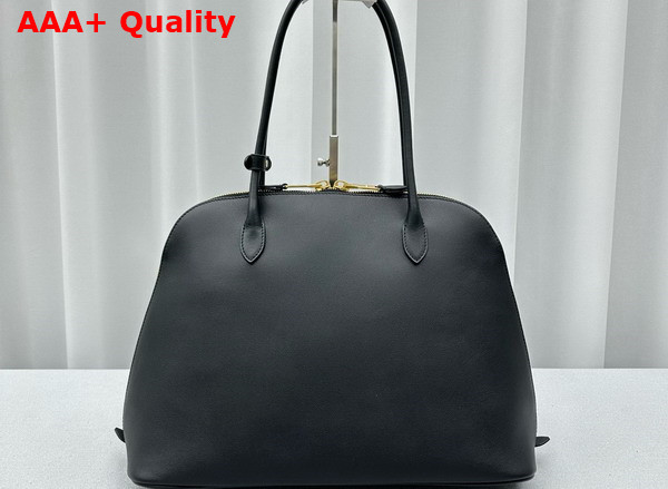Miu Miu Large Leather Top Handle Bag in Black 5BA289 Replica