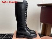 Miu Miu Leather Boots in Black Inspired by a Miu Miu Archive Style 5W798E Replica