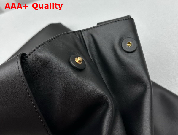 Miu Miu Leather Hobo Bag in Black 5BC119 Replica