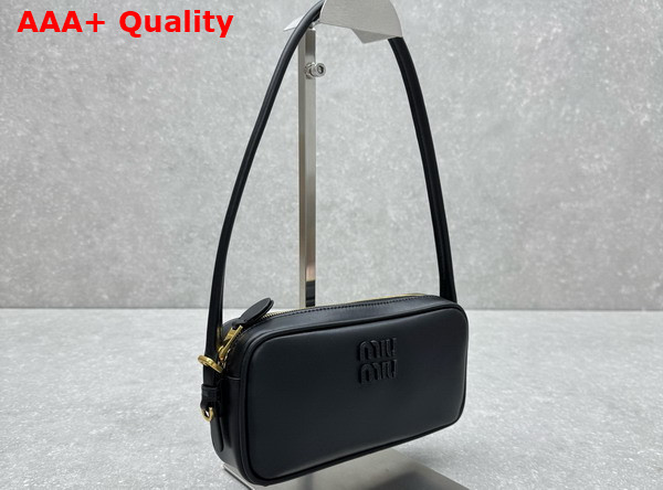 Miu Miu Leather Pouch in Black 5NE024 Replica