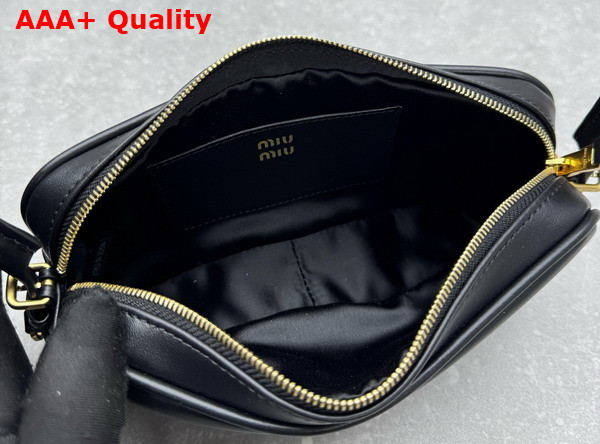 Miu Miu Leather Pouch in Black 5NE024 Replica