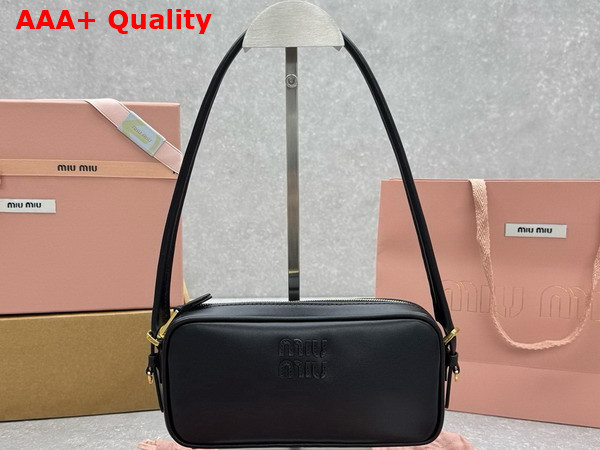 Miu Miu Leather Pouch in Black 5NE024 Replica