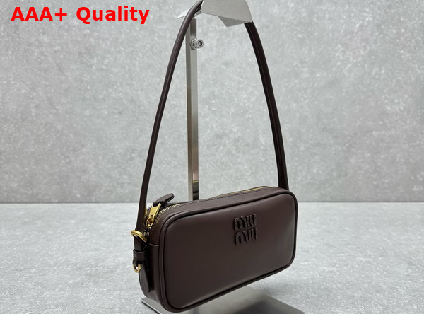 Miu Miu Leather Pouch in Briarwood 5NE024 Replica