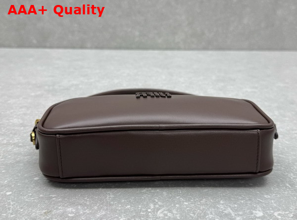 Miu Miu Leather Pouch in Briarwood 5NE024 Replica