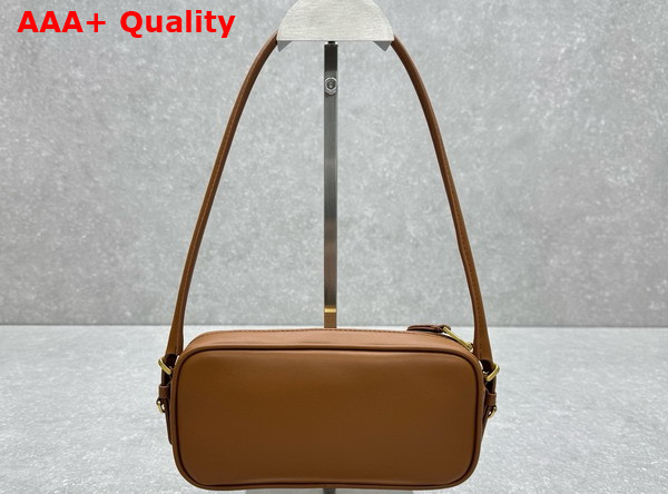 Miu Miu Leather Pouch in Cognac 5NE024 Replica