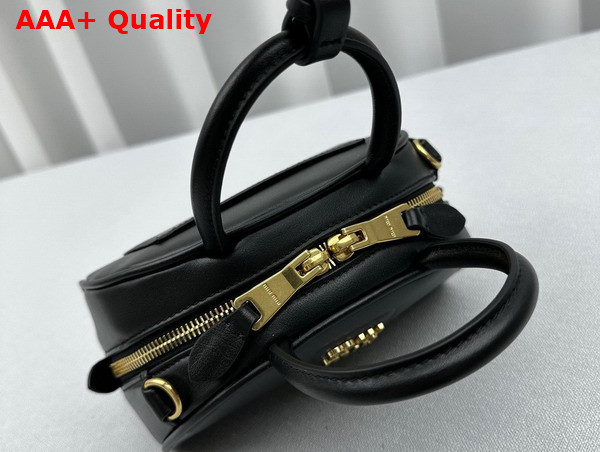 Miu Miu Leather Top Handle Bag in Black 5BP085 Replica