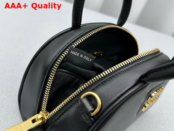 Miu Miu Leather Top Handle Bag in Black 5BP085 Replica