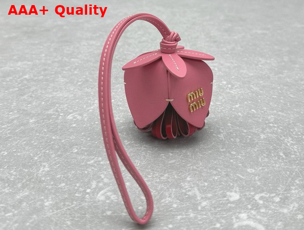 Miu Miu Leather Trick Pink and Red 5TL498 Replica
