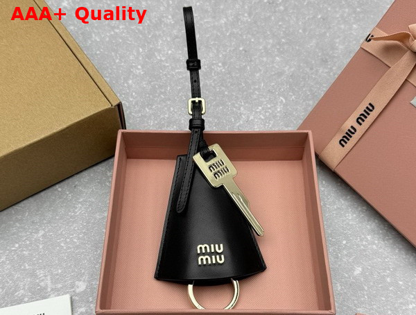 Miu Miu Leather Trick in Black 5TL514 Replica