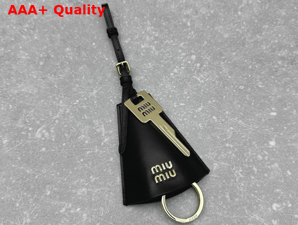 Miu Miu Leather Trick in Black 5TL514 Replica