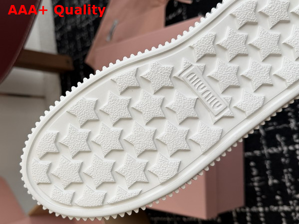 Miu Miu Mesh Sneaker Mules in White Replica