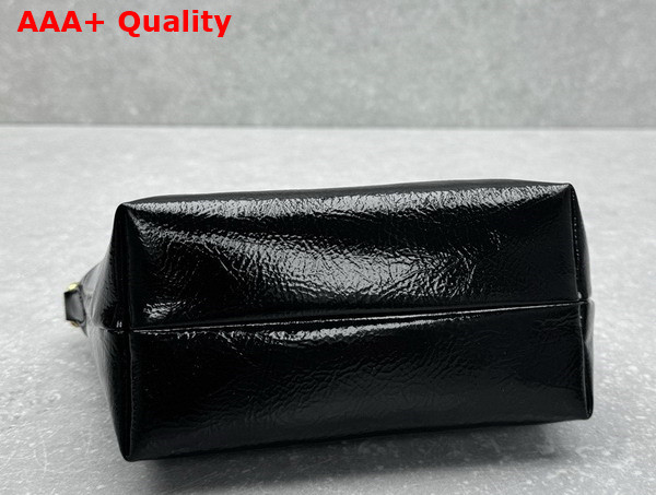 Miu Miu Naplak Patent Leather Pouch in Black 5NE841 Replica
