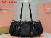 Miu Miu Nappa Leather Bag in Black 5BG289 Replica