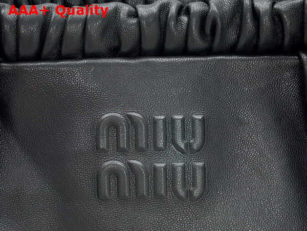 Miu Miu Nappa Leather Bag in Black 5BG289 Replica