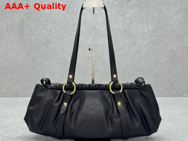 Miu Miu Nappa Leather Bag in Black 5BG289 Replica