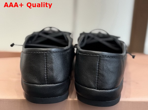 Miu Miu Nappa Leather Ballerinas in Black 5F636E Replica