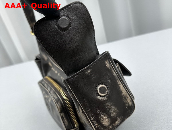 Miu Miu Nappa Leather Pocket Bag in Brown Replica