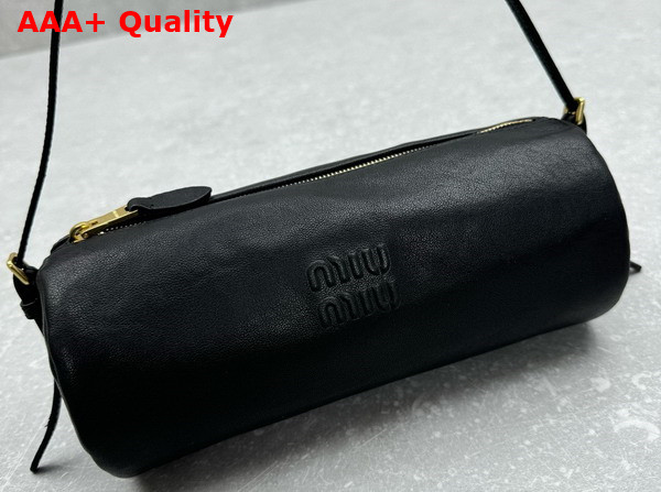 Miu Miu Nappa Leather Pouch in Black 5NE851 Replica