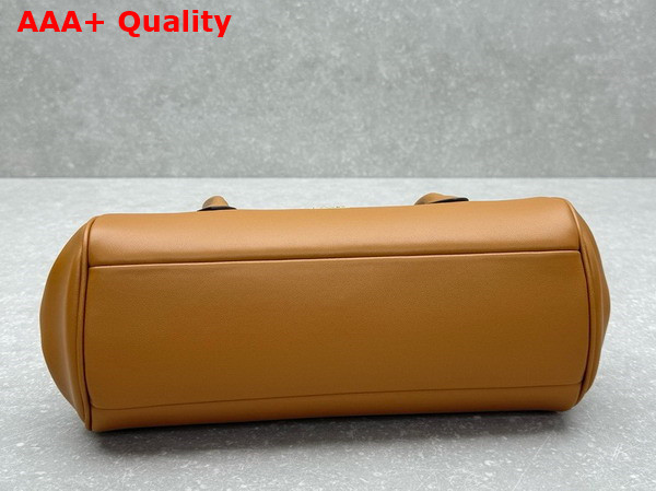 Miu Miu Nappa Leather Shoulder Bag in Cognac 5BD265 Replica