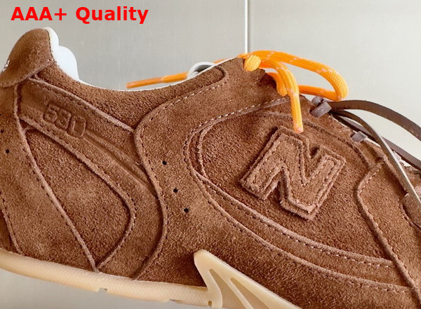 Miu Miu New Balance X Miu Miu 530 SL Suede Sneakers in Cinnamon Replica