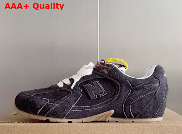 Miu Miu New Balance X Miu Miu 530 SL Suede Sneakers in Dark Brown Replica