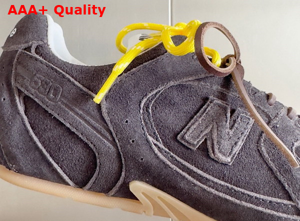 Miu Miu New Balance X Miu Miu 530 SL Suede Sneakers in Dark Brown Replica