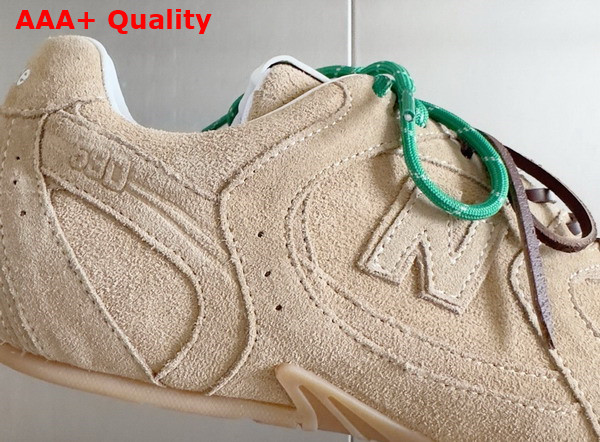 Miu Miu New Balance X Miu Miu 530 SL Suede Sneakers in Ecru Replica