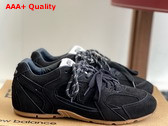 Miu Miu New Balance x Miu Miu 530 SL Suede and Mesh Sneakers in Black 5E165E Replica