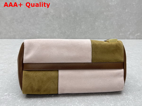 Miu Miu Patchwork Leather Handbag in Oak 5BA304 Replica