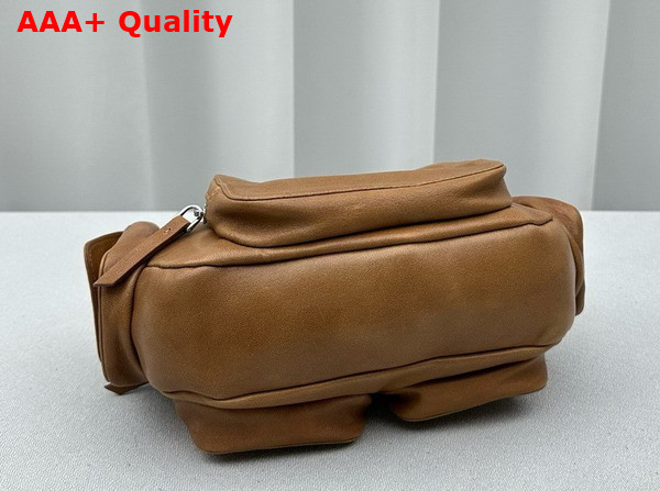 Miu Miu Pocket Nappa Leather Bag in Caramel Washed Leather 5BC146 Replica