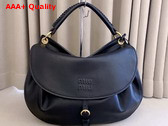 Miu Miu Rendez Vous Leather Bag in Black 5BC219 Replica