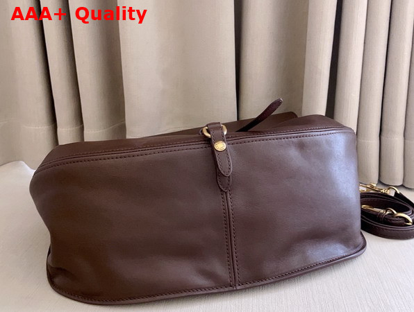 Miu Miu Rendez Vous Leather Bag in Briarwood 5BC219 Replica