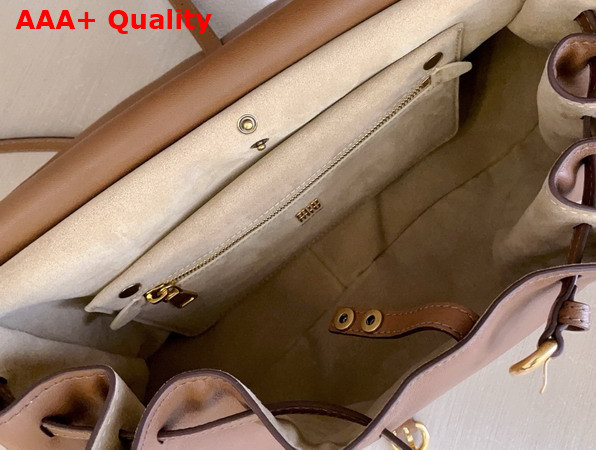 Miu Miu Rendez Vous Leather Bag in Oak 5BC219 Replica
