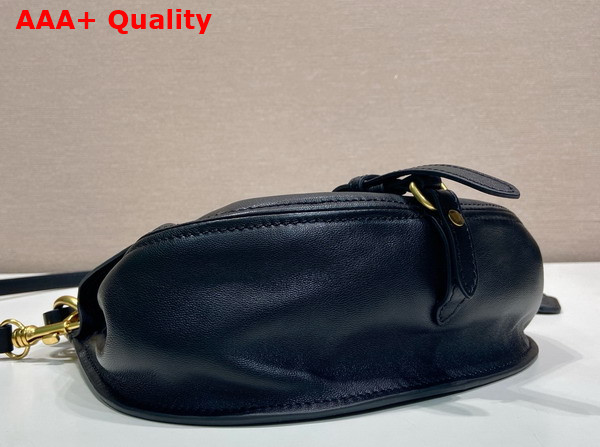 Miu Miu Rendez Vous Nappa Leather Bag in Black 5BC221 Replica