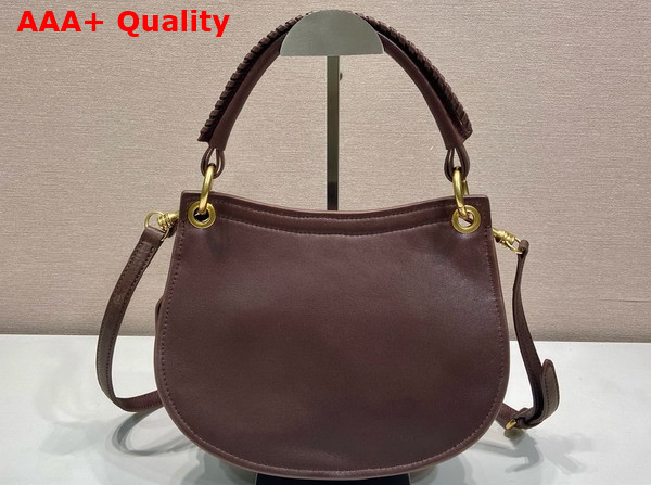 Miu Miu Rendez Vous Nappa Leather Bag in Briarwood 5BC221 Replica