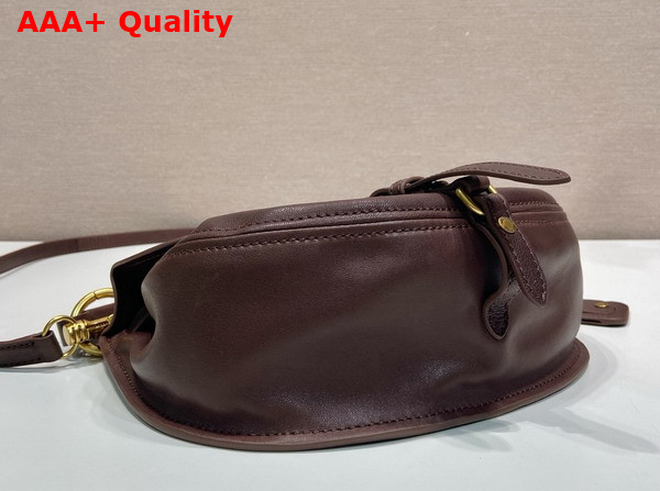 Miu Miu Rendez Vous Nappa Leather Bag in Briarwood 5BC221 Replica