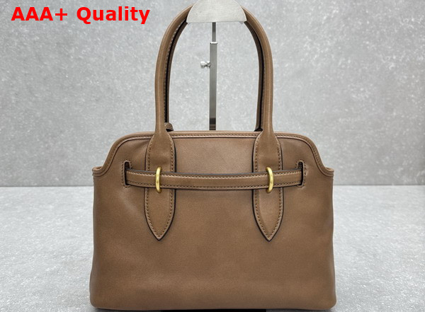 Miu Miu Small Aventure Nappa Leather Bag in Oak 5BA292 Replica