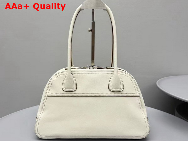 Miu Miu Small Vivant Nappa Leather Bag in Chalk White 5BB199 Replica